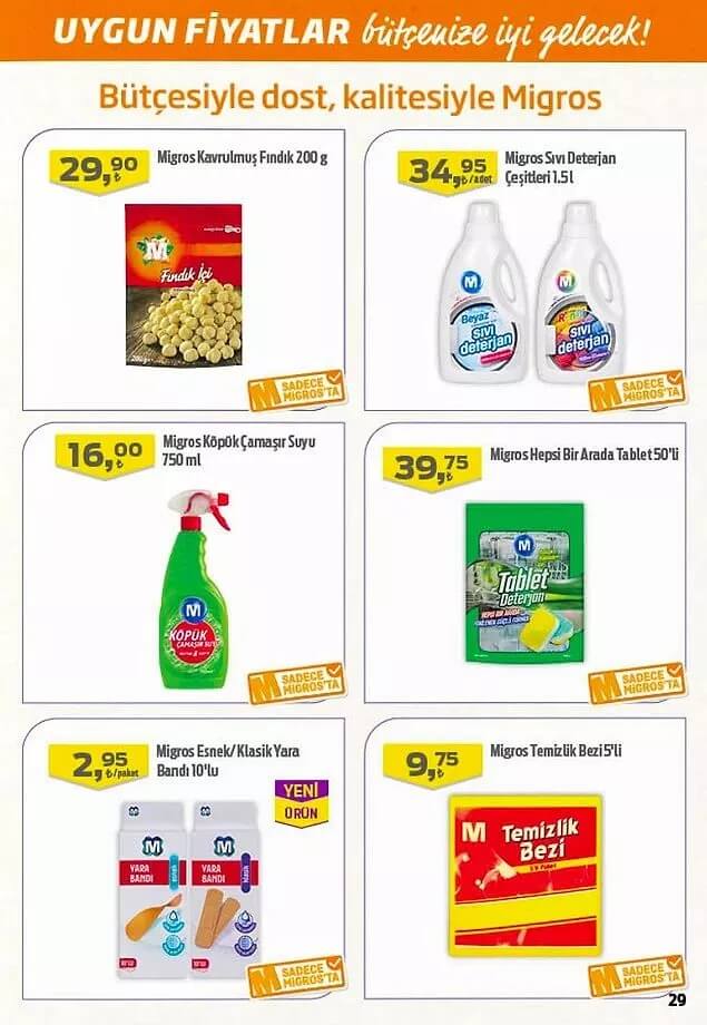 Migros 22 Haziran kataloğu! 22 Haziran Çarşamba Migros kataloğu yayınlandı mı?
