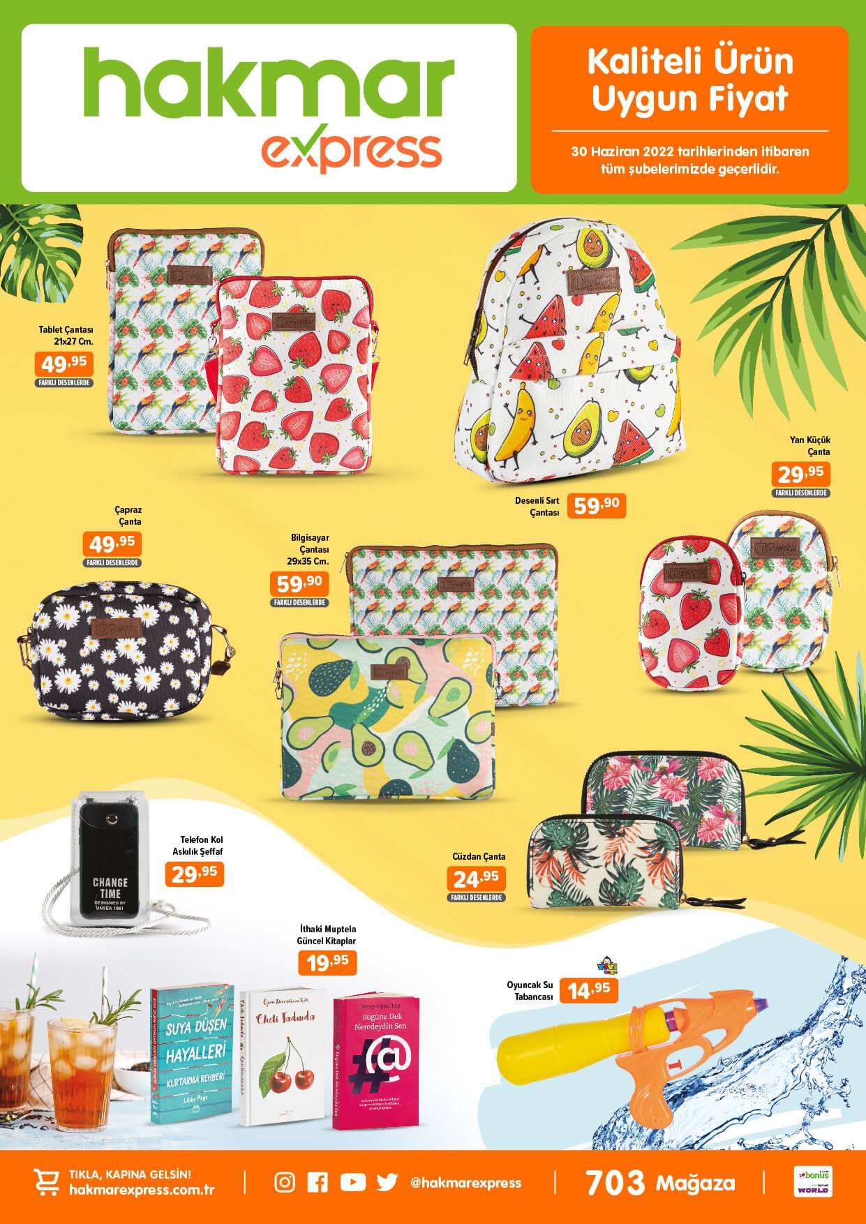 Hakmar Express in 30 Haziran 2022 aktüel ürünler kataloğu yayımlandı! İşte 30 Haziran 2022 fiyat listesi