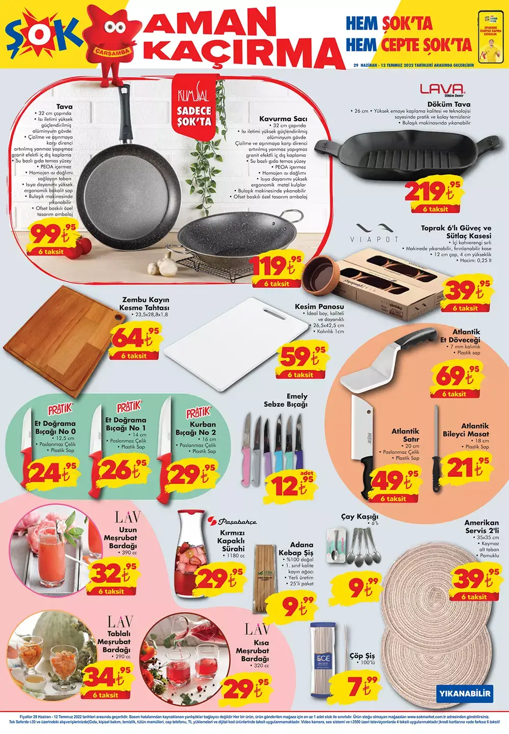 ŞOK Market 29 Haziran aktüel ürünler kataloğu: Kurban Bayramı na özel ürünler! İşte 29 Haziran 2022 fiyat listesi