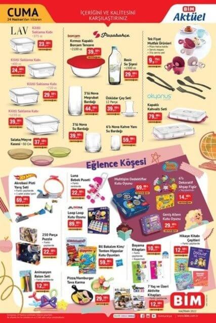 BİM 24 Haziran kataloğu! 24 Haziran Cuma BİM kataloğu yayınlandı mı?
