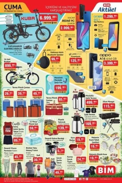 BİM 24 Haziran kataloğu! 24 Haziran Cuma BİM kataloğu yayınlandı mı?