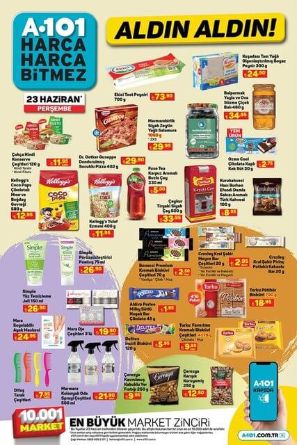 A101 24 Haziran kataloğu! 24 Haziran Cuma A101 kataloğu yayınlandı mı?
