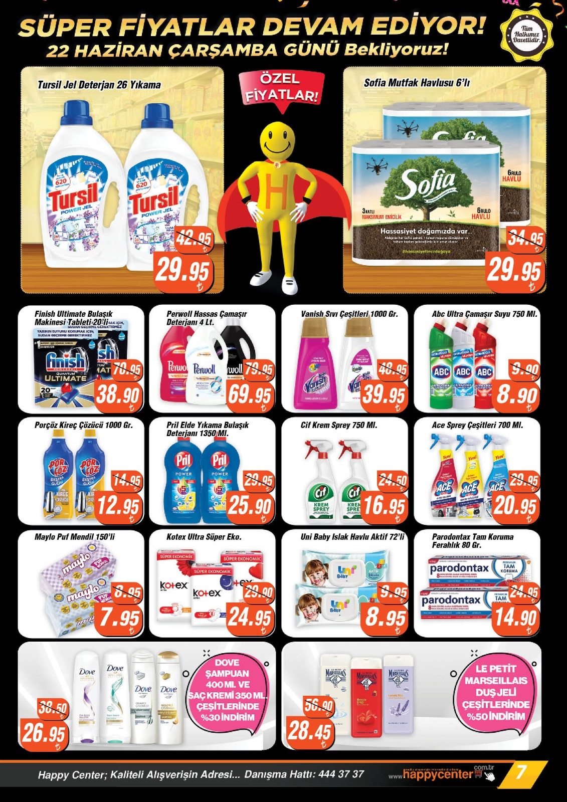 Happy Center da dev indirim! Ayçiçek yağı, tavuk eti, pirinç, peynir! İşte 24 Haziran 2022 aktüel ürünler fiyat listesi