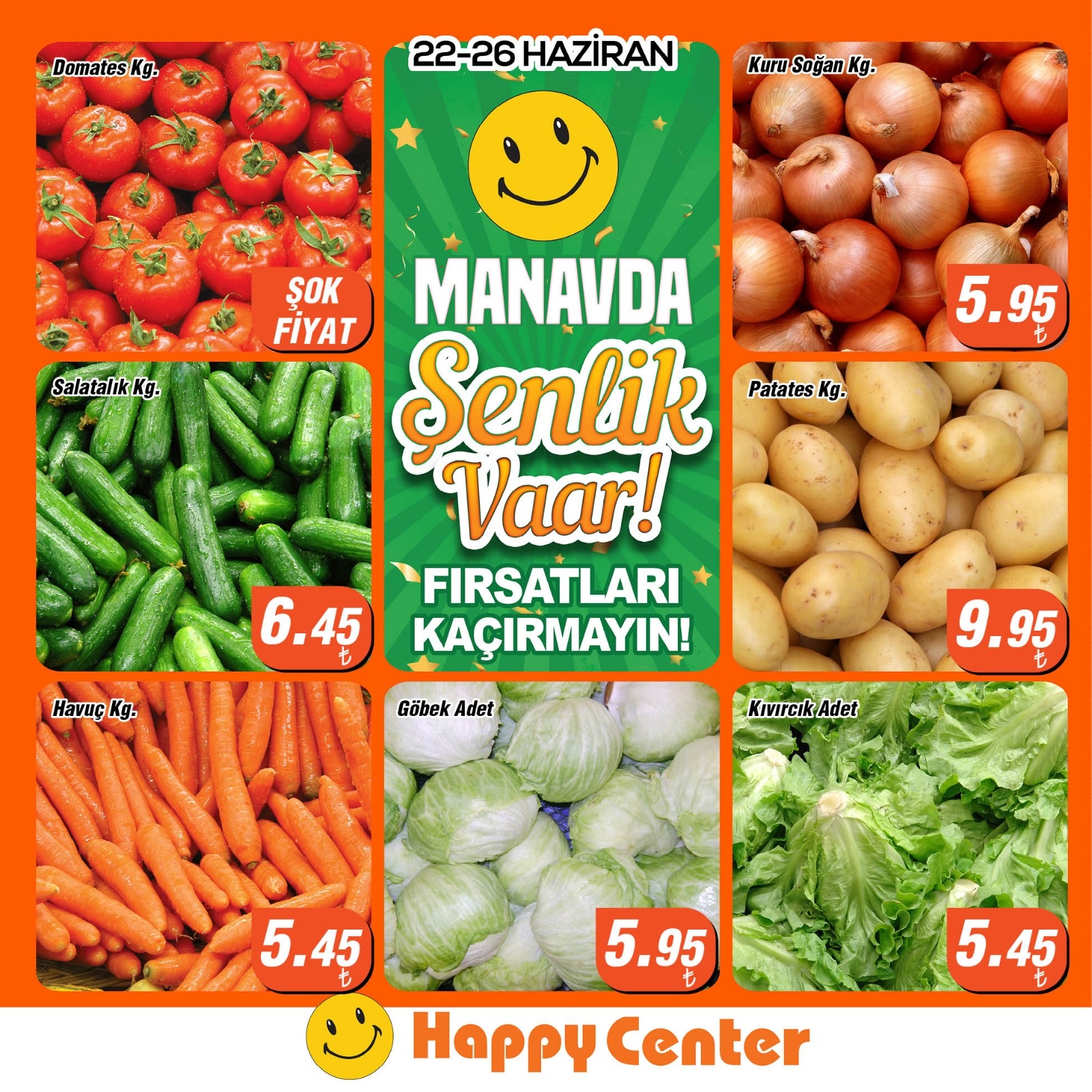 Happy Center da dev indirim! Ayçiçek yağı, tavuk eti, pirinç, peynir! İşte 24 Haziran 2022 aktüel ürünler fiyat listesi