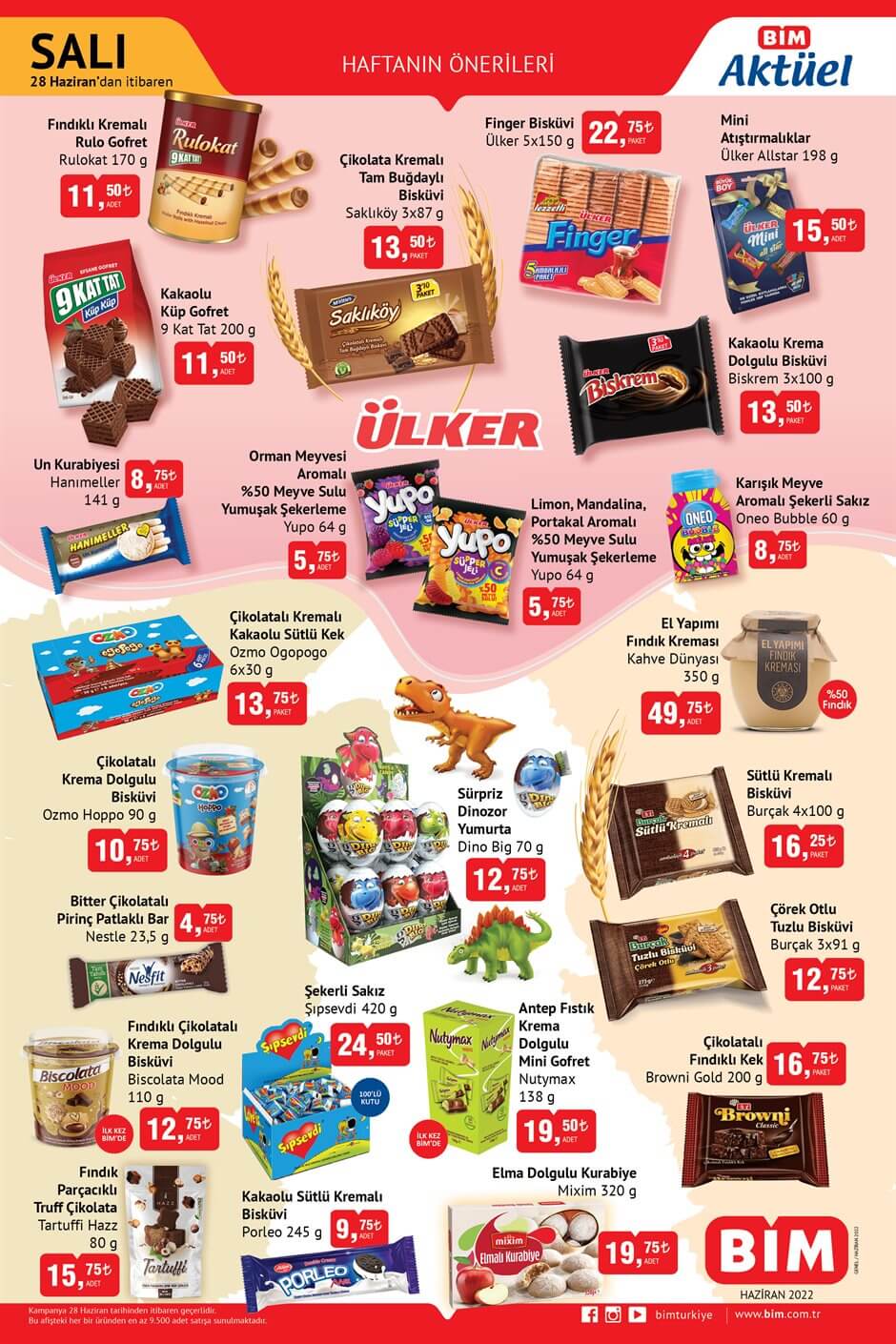 BİM 28 Haziran kataloğu! 28 Haziran Salı BİM kataloğu yayınlandı mı?