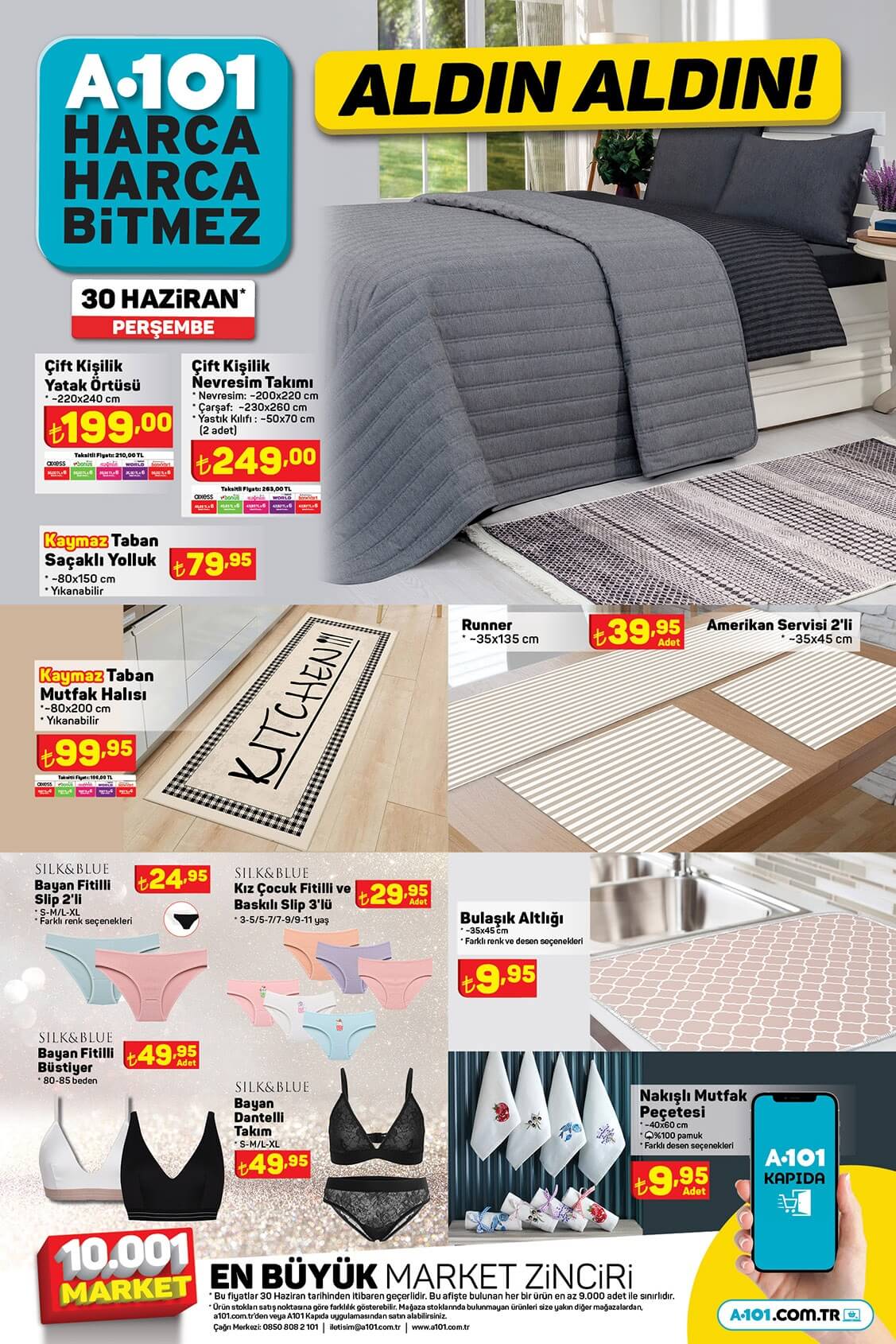 A101 30 Haziran Perşembe aktüel kataloğu yayımlandı! A101 de bu hafta neler var? İşte 30 Haziran 2022 fiyat listesi