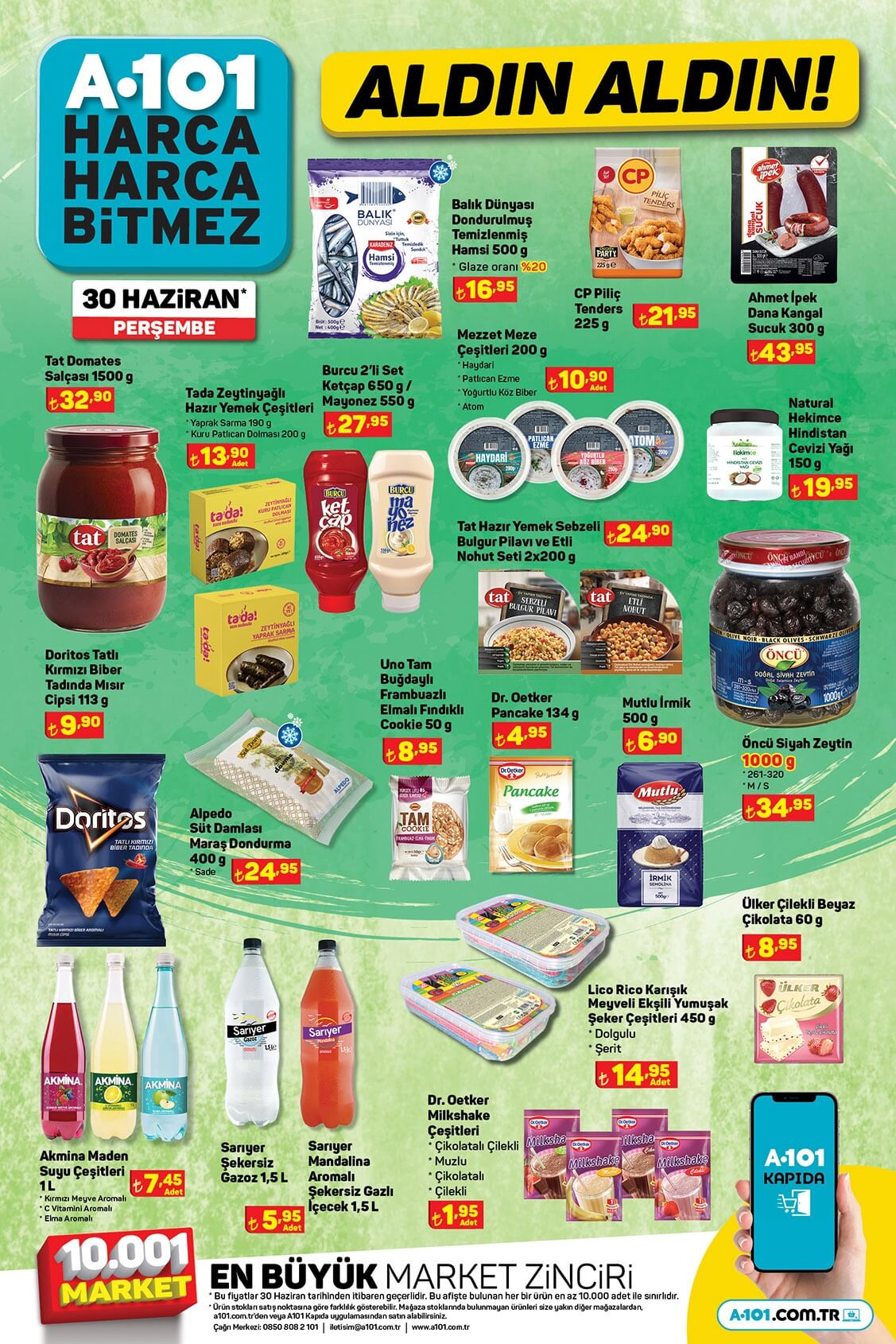 A101 30 Haziran Perşembe aktüel kataloğu yayımlandı! A101 de bu hafta neler var? İşte 30 Haziran 2022 fiyat listesi