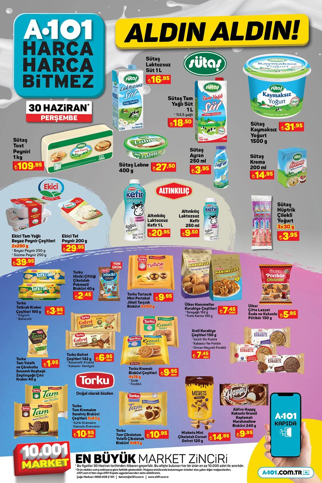 A101 30 Haziran Perşembe aktüel kataloğu yayımlandı! A101 de bu hafta neler var? İşte 30 Haziran 2022 fiyat listesi