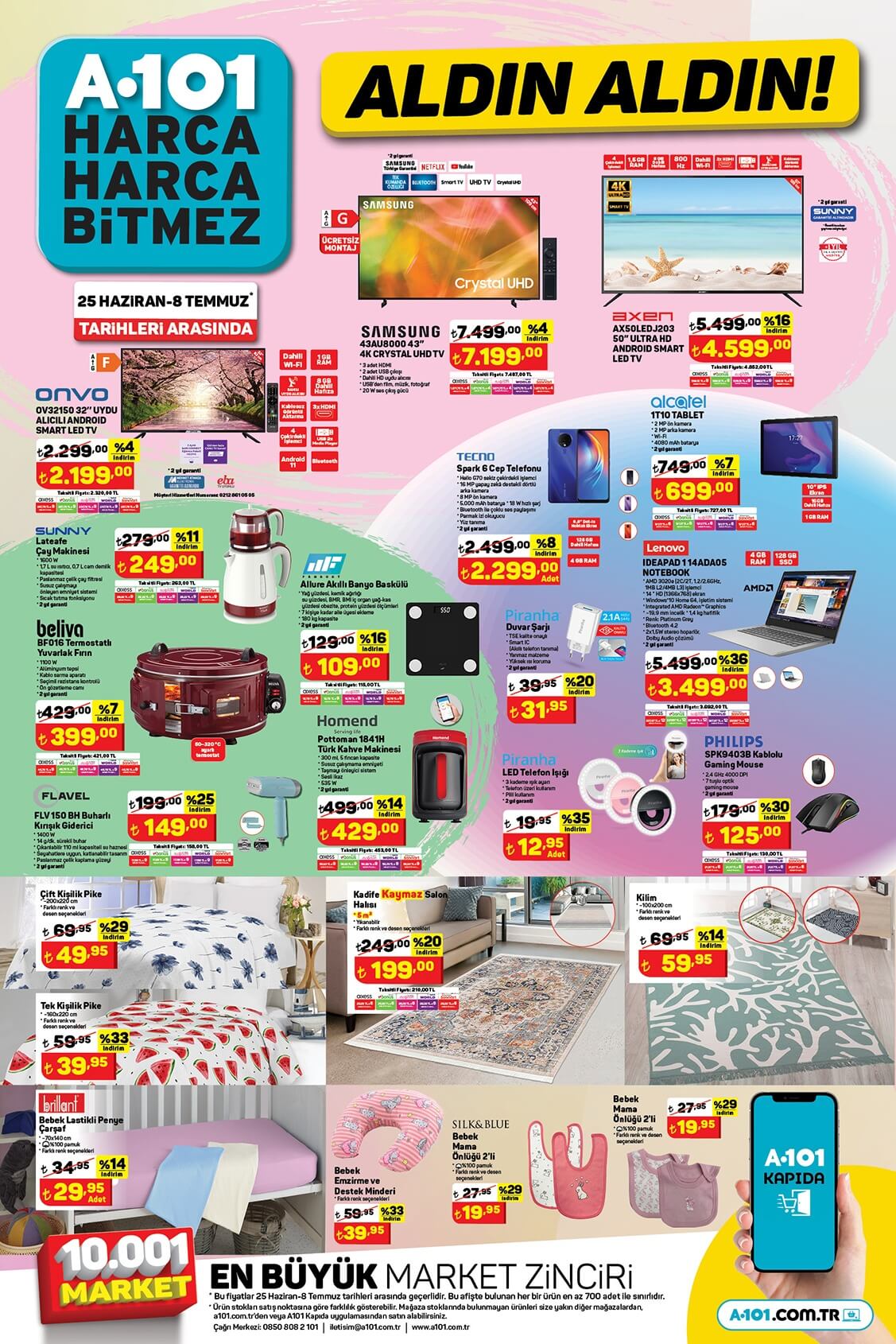 A101 30 Haziran Perşembe aktüel kataloğu yayımlandı! A101 de bu hafta neler var? İşte 30 Haziran 2022 fiyat listesi