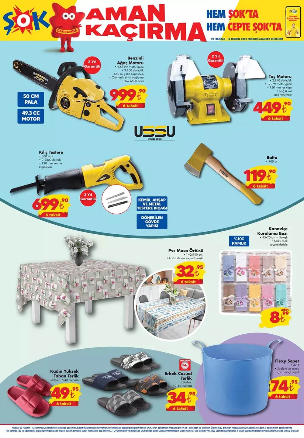 ŞOK’da bu hafta neler var? 29 Haziran ŞOK kataloğu yayınlandı mı? 