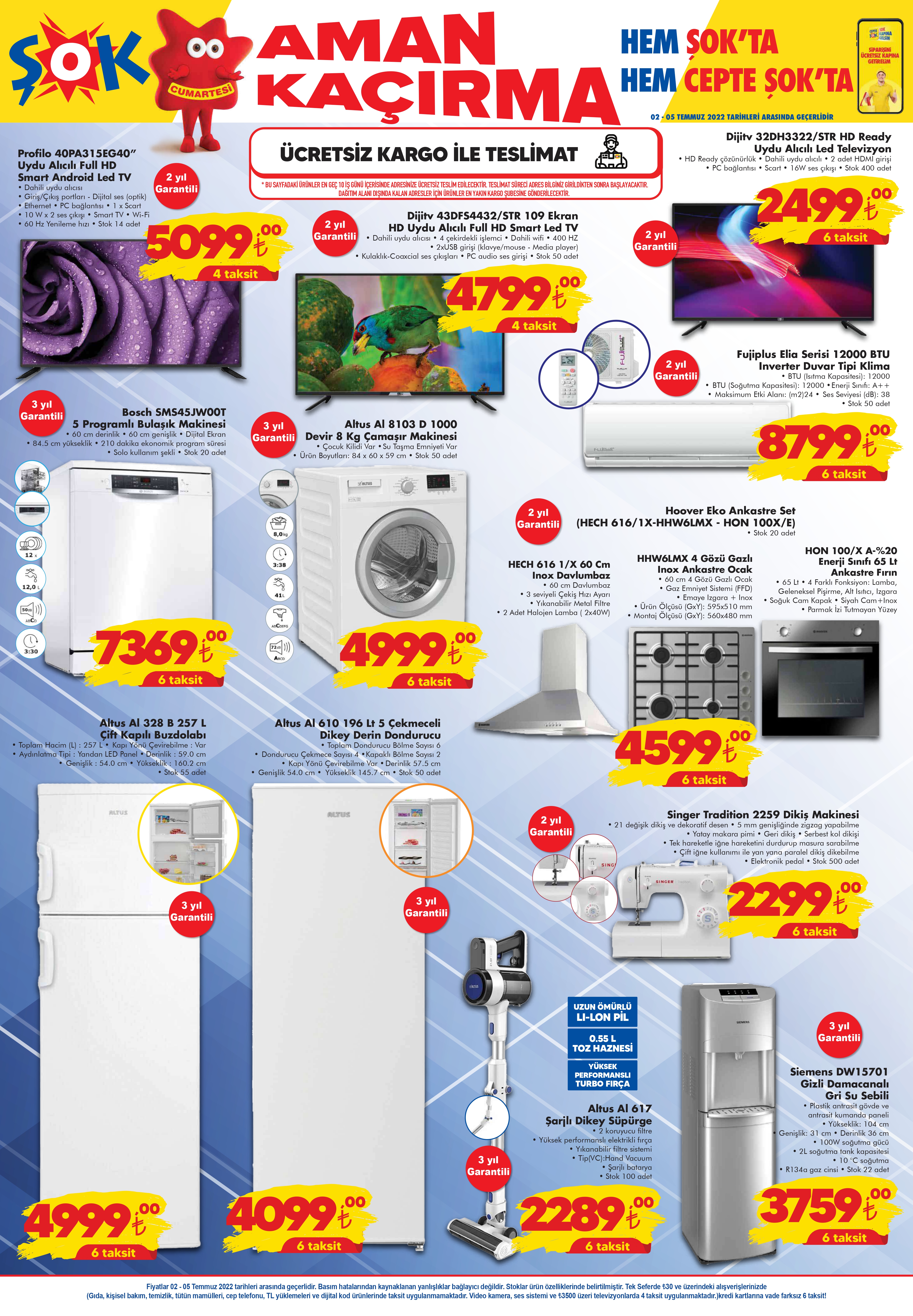 Bugün ŞOK Market te hangi ürünler var? İşte 2 Temmuz 2022 fiyat listesi...