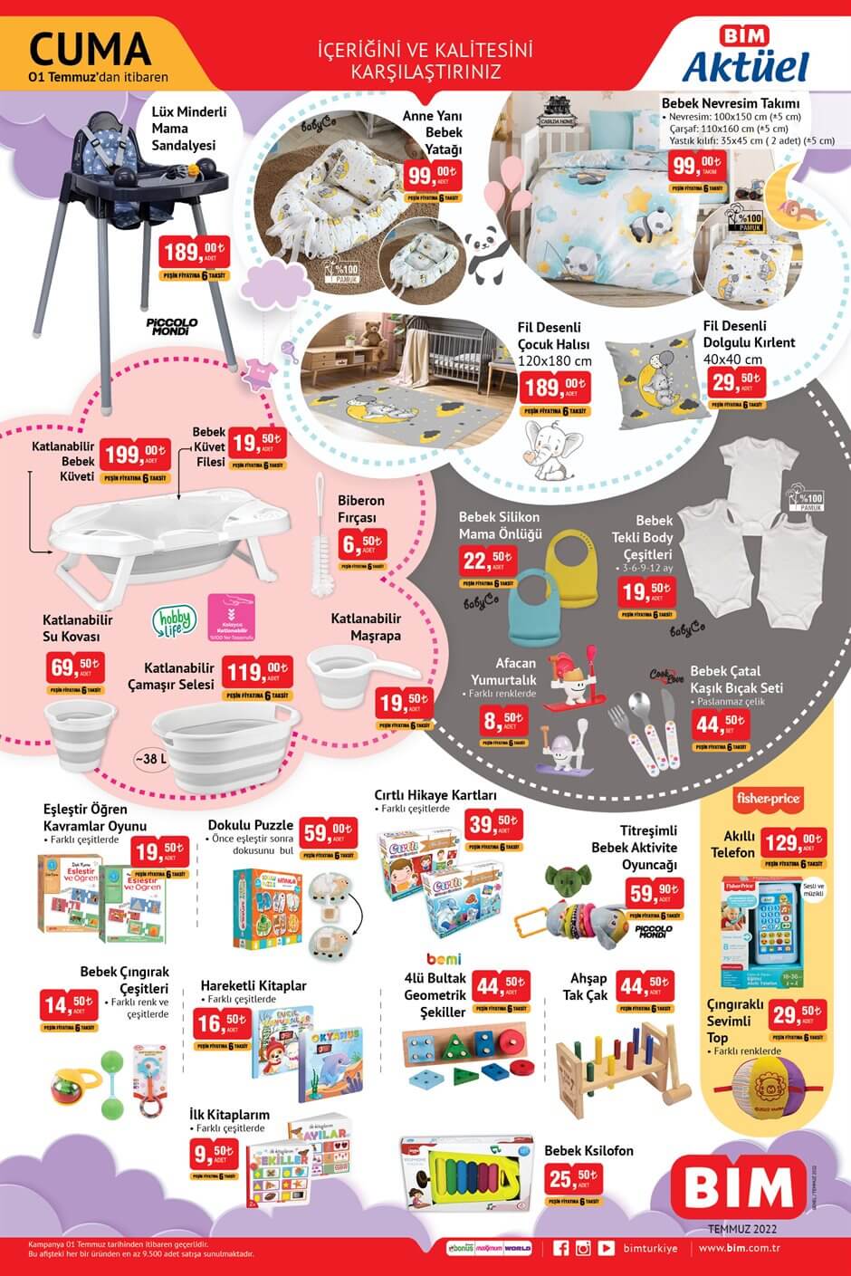 BİM 1 Temmuz kataloğu! 1 Temmuz Cuma BİM kataloğu yayınlandı mı?