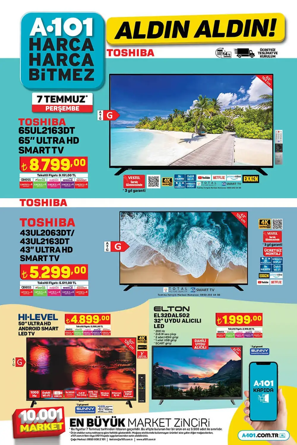 A101 7 Temmuz Perşembe aktüel kataloğu yayımlandı! A101 de bu hafta neler var? İşte 7 Temmuz 2022 fiyat listesi