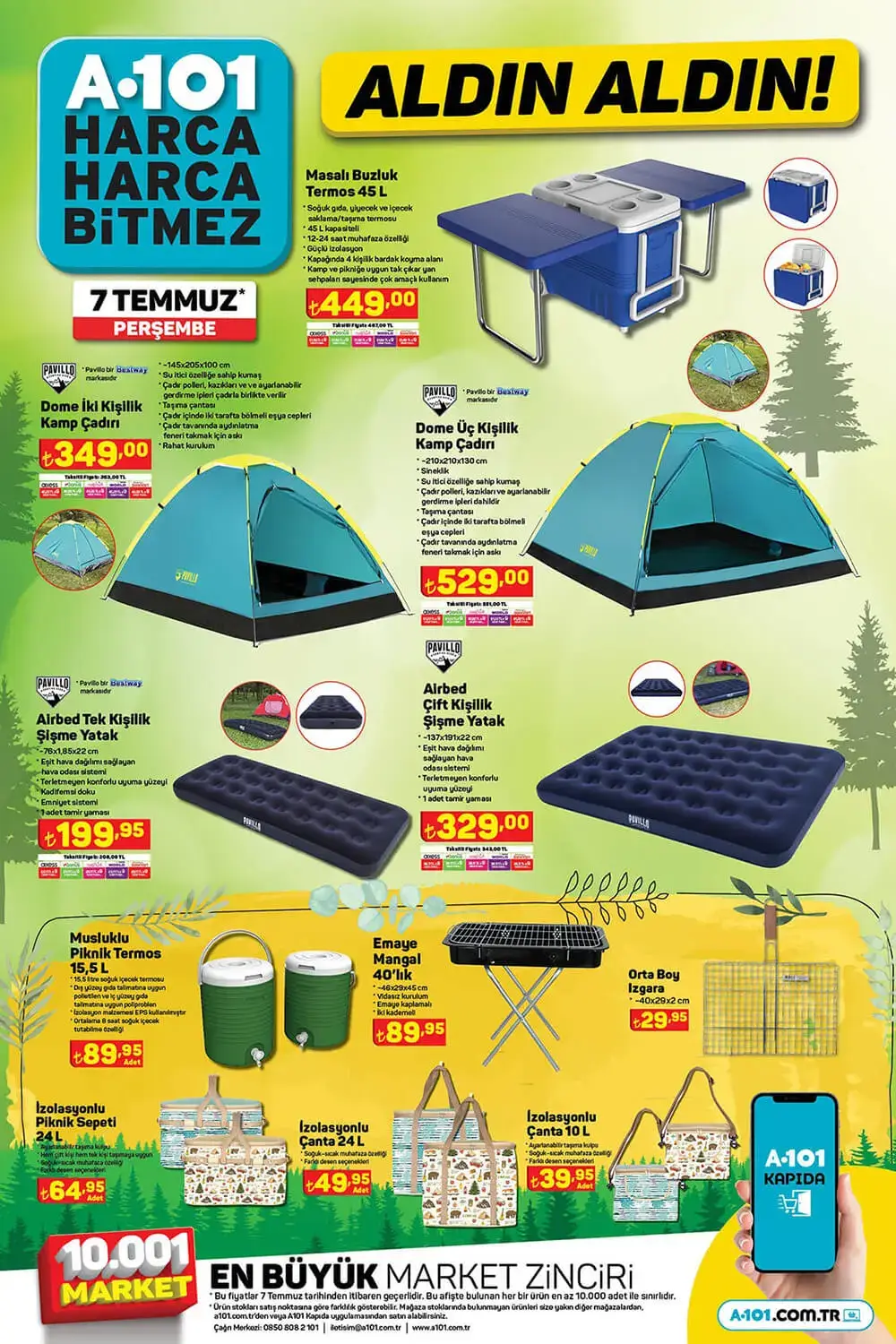 A101 7 Temmuz Perşembe aktüel kataloğu yayımlandı! A101 de bu hafta neler var? İşte 7 Temmuz 2022 fiyat listesi