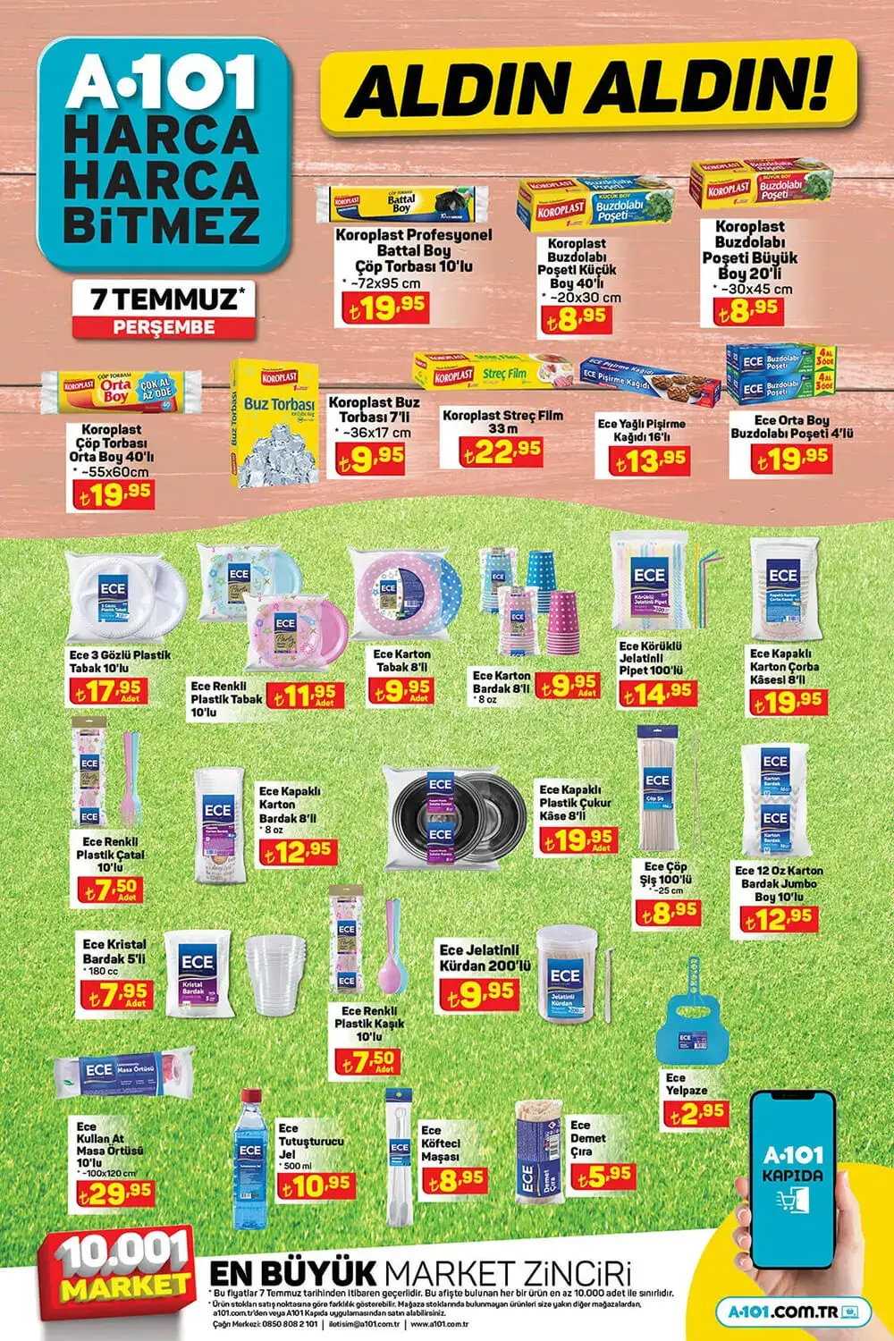 A101 7 Temmuz Perşembe aktüel kataloğu yayımlandı! A101 de bu hafta neler var? İşte 7 Temmuz 2022 fiyat listesi