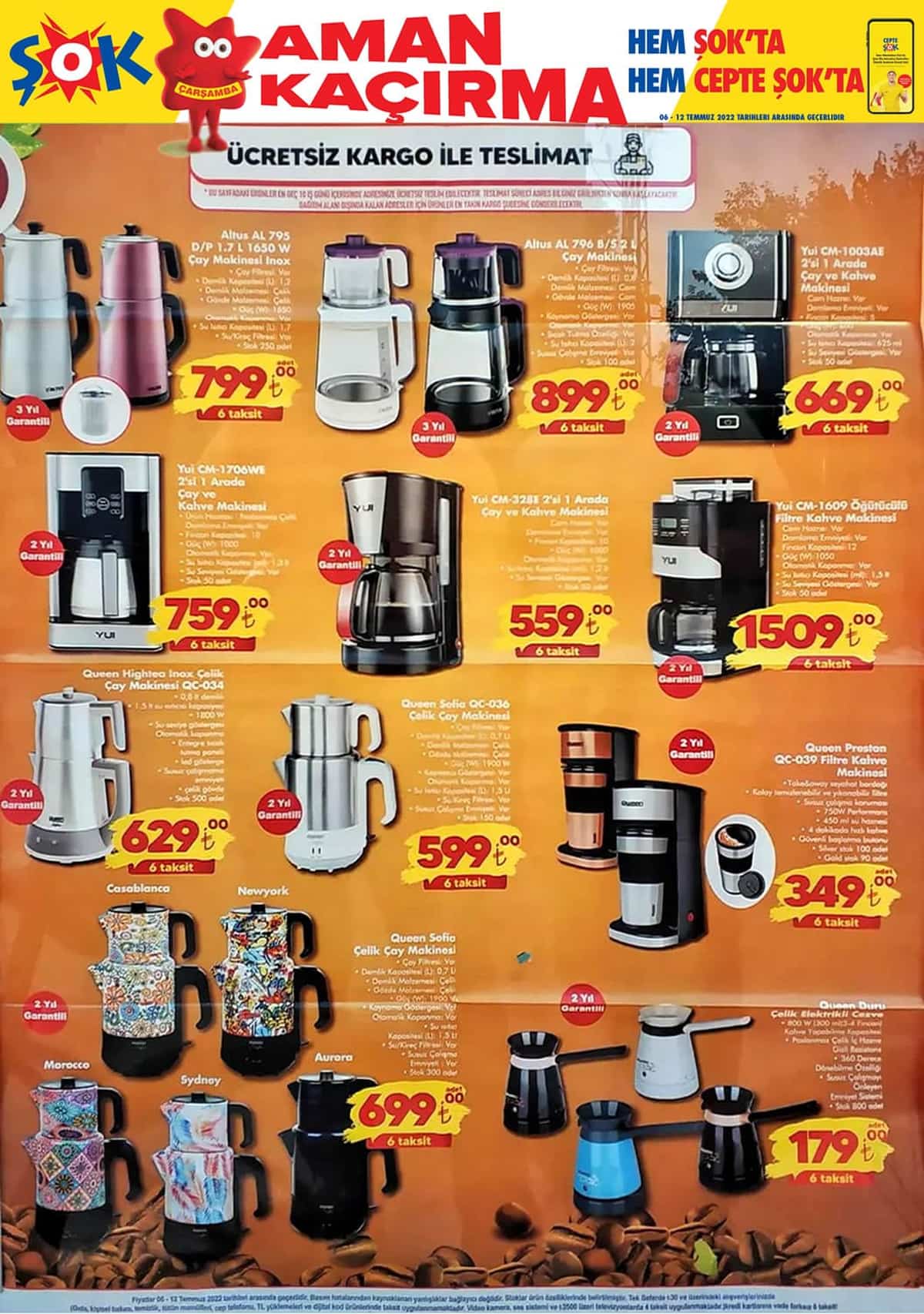 ŞOK 6 Temmuz kataloğu! 6 Temmuz Çarşamba ŞOK kataloğu yayınlandı mı?