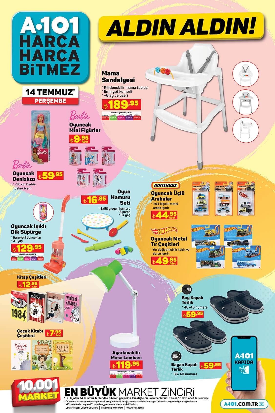 A101 14 Temmuz Perşembe aktüel ürünler kataloğu: 9 ay taksit fırsatı! İşte A101 14 Temmuz 2022 fiyat listesi