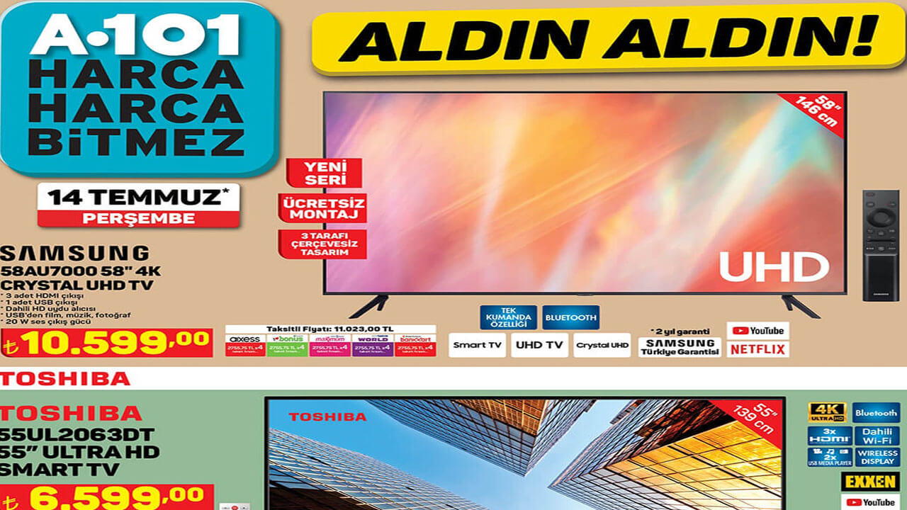 14 Temmuz A101 kataloğu! 14 Temmuz Perşembe A101 kataloğu yayınlandı mı?