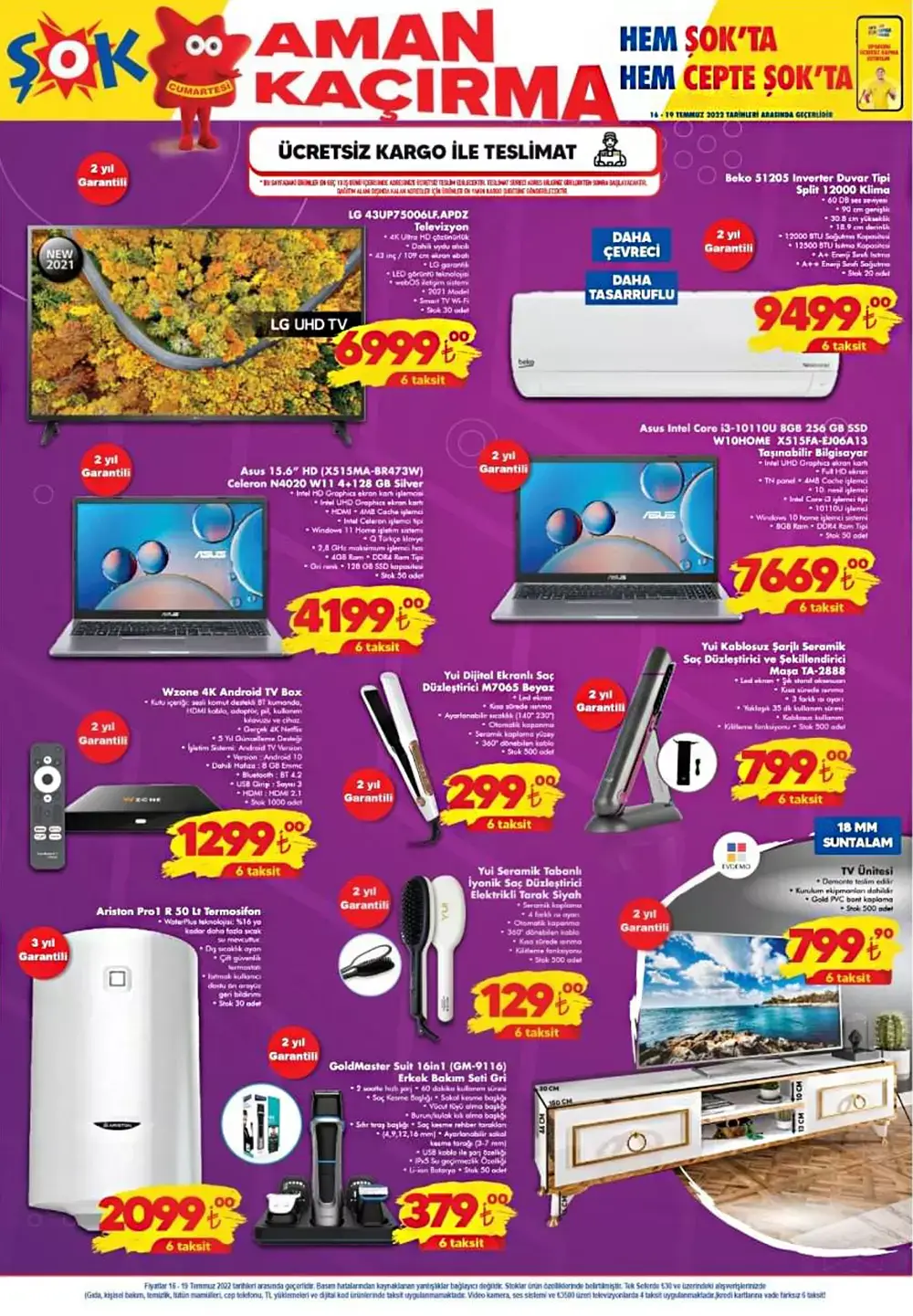 ŞOK Markette çılgın fiyatlar! ŞOK 16 Temmuz aktüel ürünler kataloğu yayımlandı! İşte 16 Temmuz 2022 fiyat listesi