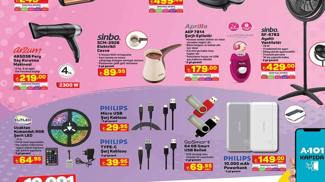A101 e bu hafta hangi teknolojik ve dijital ürünler gelecek? İşte A101 aktüel ürünler 14 Temmuz 2022 fiyat listesi