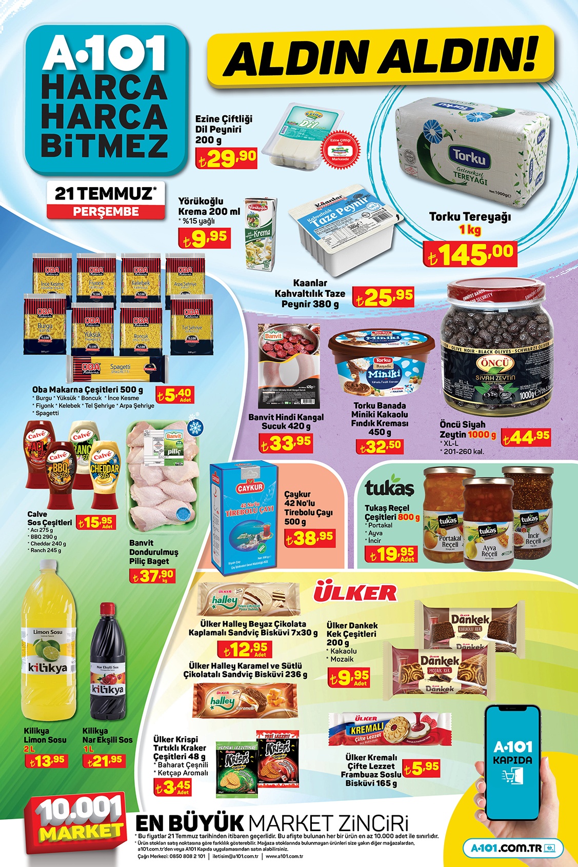 A101 21 Temmuz Perşembe aktüel ürünler kataloğu: Çaykur çay ve tavuk etinde şok fiyat! İşte 21 Temmuz 2022 fiyat listesi