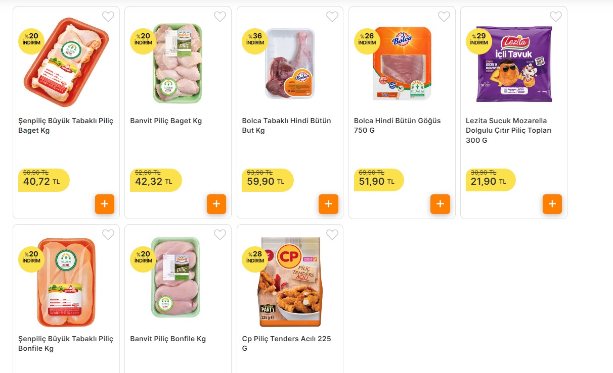 Migros’da tavuk ürünlerinde yüzde 20 indirim!