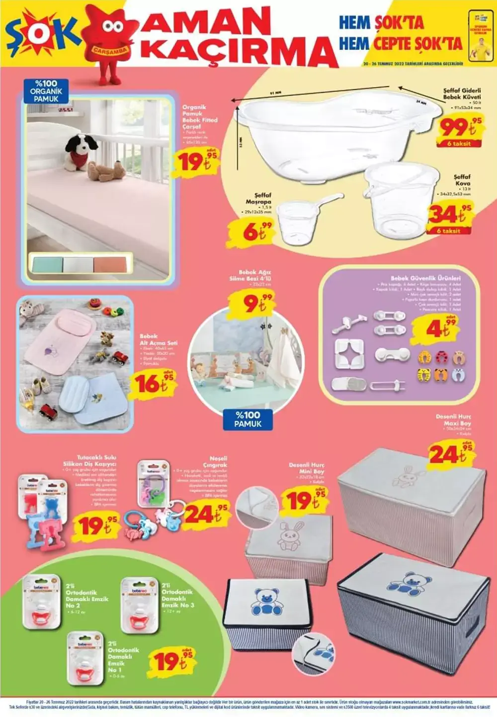 ŞOK Market 20 Temmuz Çarşamba kataloğunda çılgın indirim! İşte 20 Temmuz 2022 aktüel ürünler fiyat listesi
