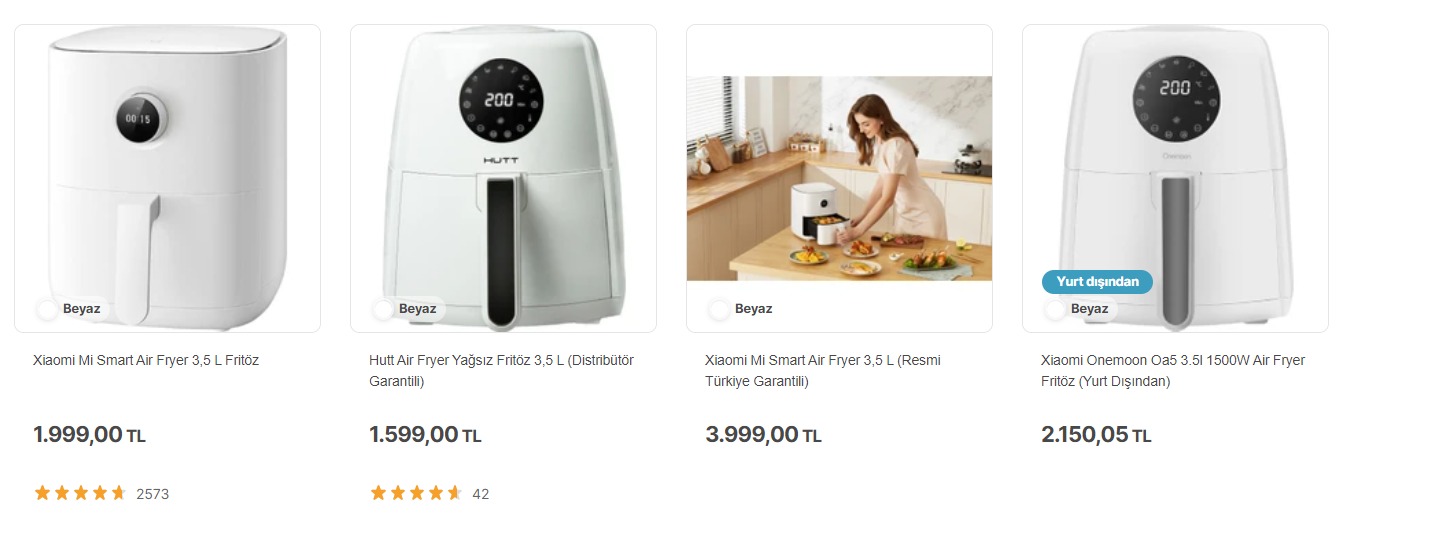 Xiaomi Air Fryer Fritöz’de Dip Fiyat! Tüm zamanların en uygun fiyatı!