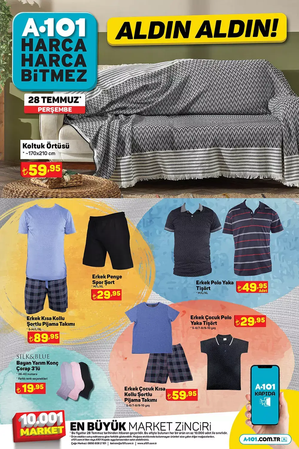 A101 28 Temmuz Perşembe aktüel ürünler kataloğu açıklandı! İşte 28 Temmuz 2022 A101 aktüel  kataloğu fiyat listesi...