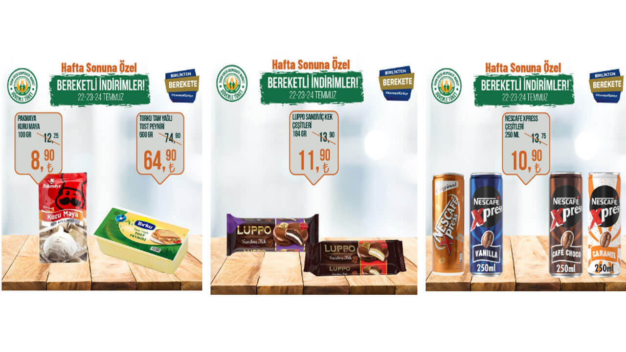 Tarım Kredi Kooperatifi nde bu hafta hangi aktüel ürünler indirime girdi? İşte 28 Temmuz 2022 fiyat listesi...