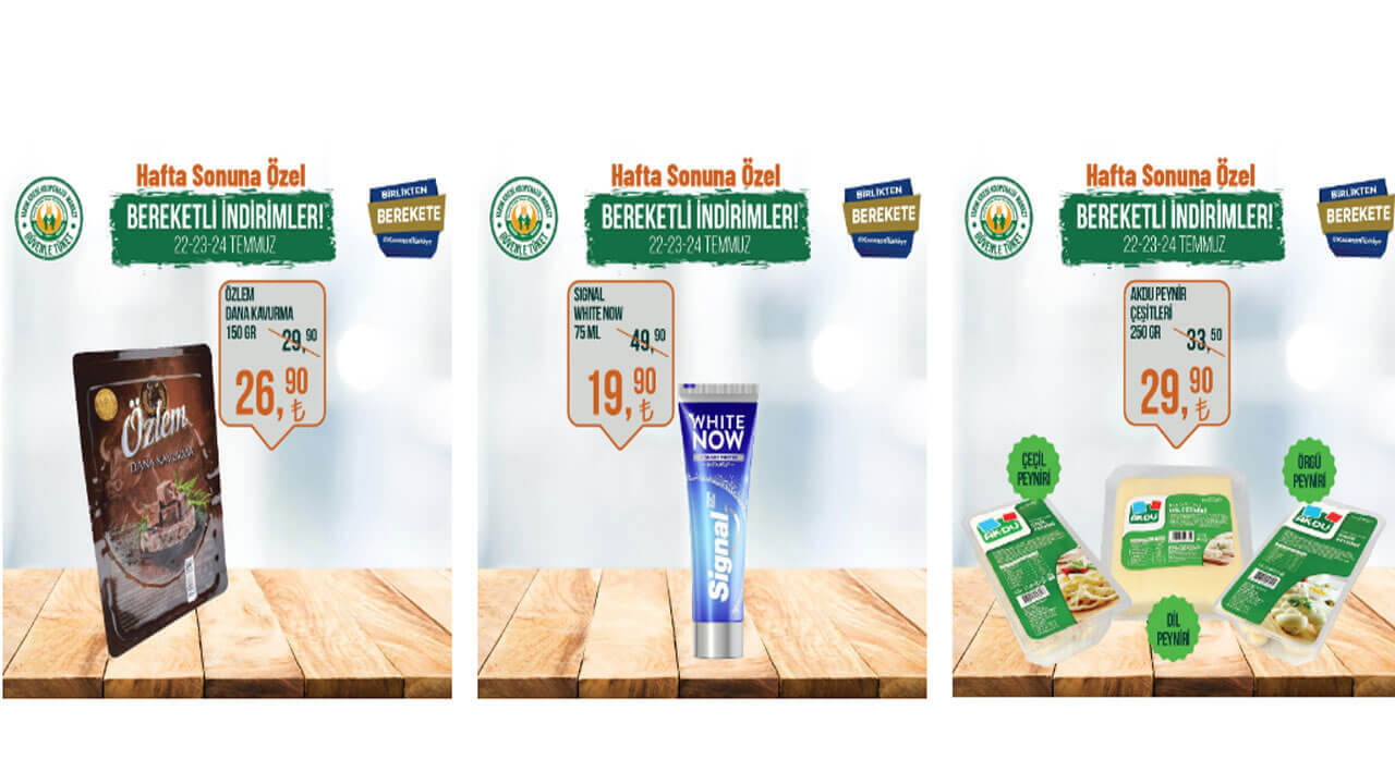 Tarım Kredi Kooperatifi nde bu hafta hangi aktüel ürünler indirime girdi? İşte 28 Temmuz 2022 fiyat listesi...