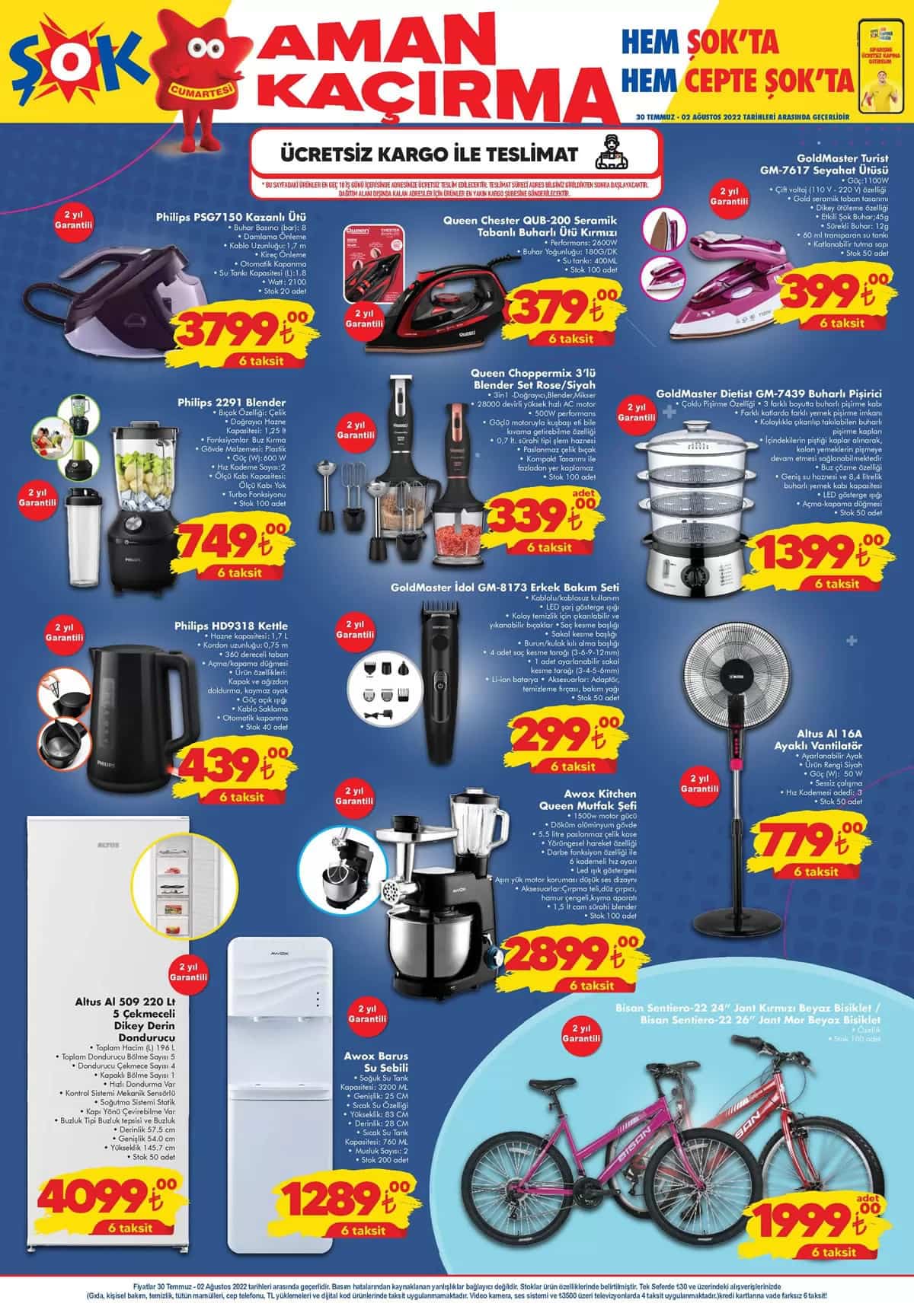 ŞOK Market 30 Temmuz aktüel ürünler kataloğu yayımlandı! İşte ŞOK aktüel ürünler kataloğu 30 Temmuz 2022 fiyat listesi