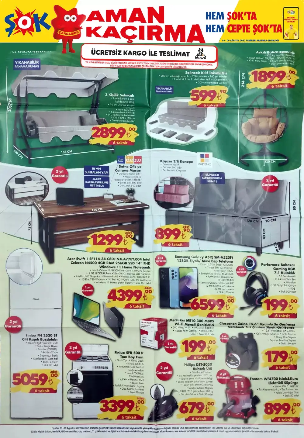 ŞOK Market 3 Ağustos aktüel ürünler kataloğu açıklandı! İşte ŞOK aktüel ürünler kataloğu 3 Ağustos 2022 fiyat listesi