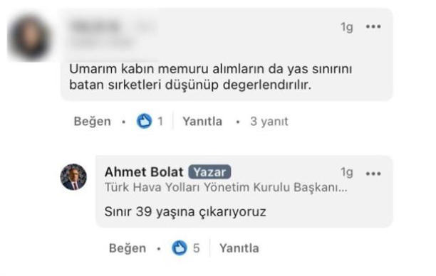 Türk Hava Yolları Yaş Sınırını Yükseltiyor!