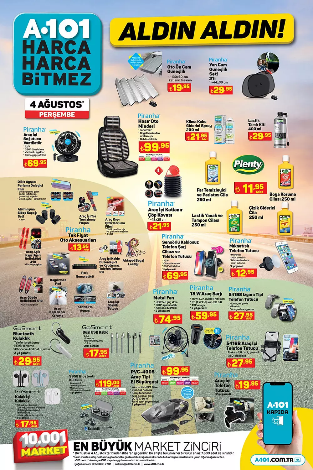 A101 Perşembe aktüel ürünler kataloğu belli oldu! İşte A101 4 Ağustos 2022 aktüel ürünler fiyat listesi