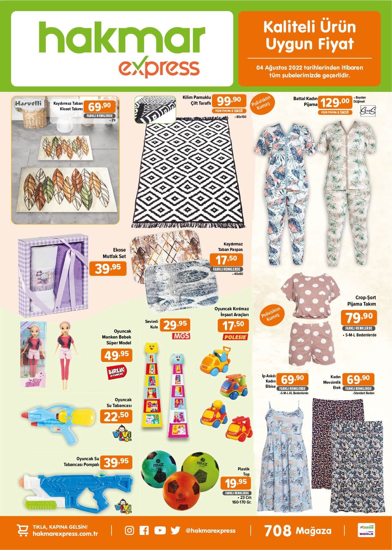 Hakmar Express Perşembe aktüel ürünlerde çılgın fırsat! Hakmar ın 4 Ağustos 2022 aktüel ürünler kataloğu fiyat listesi