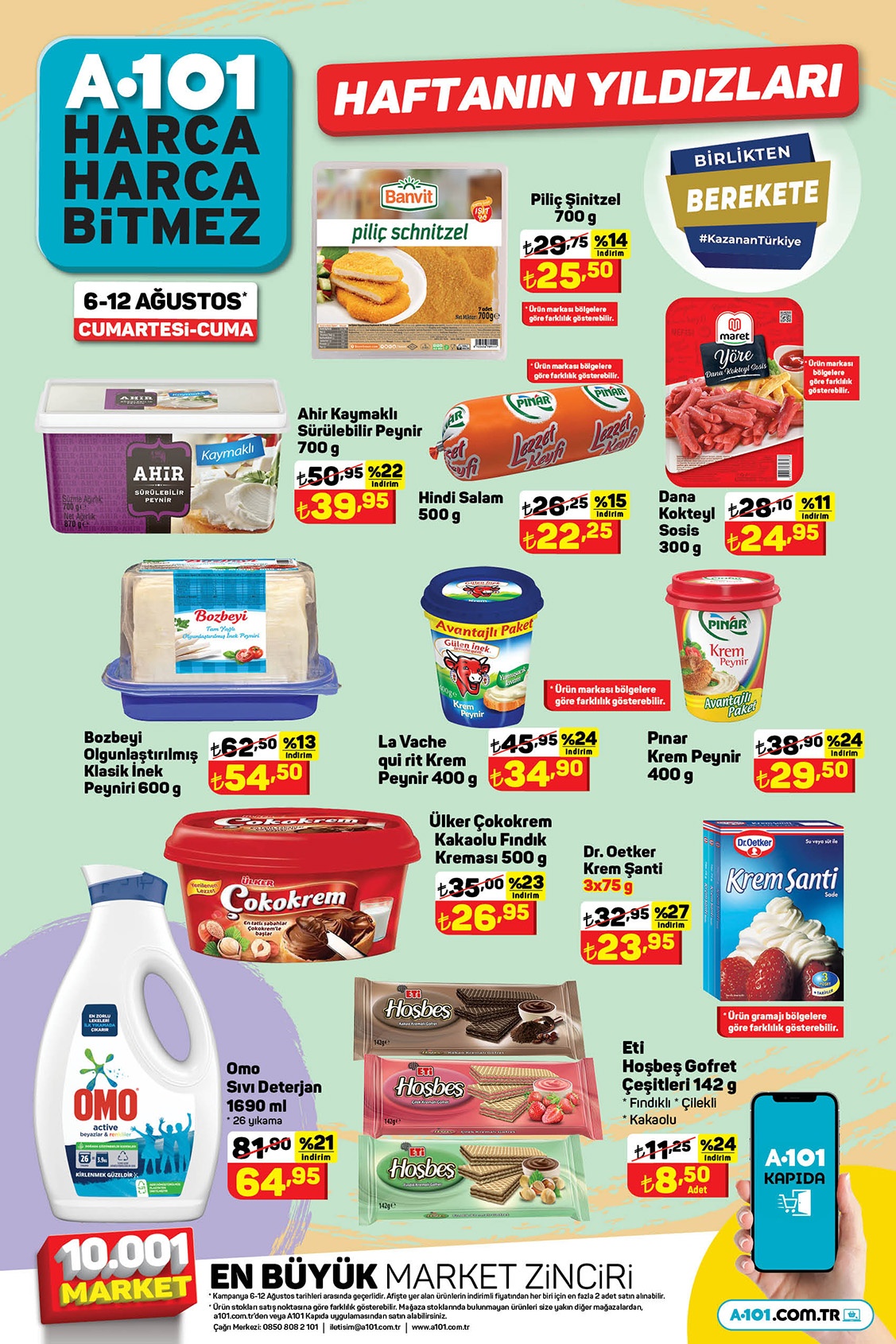 Peynirden sosise tüm şarküteri indirimde! İşte A101 haftanın yıldızları.. fiyat listesi!