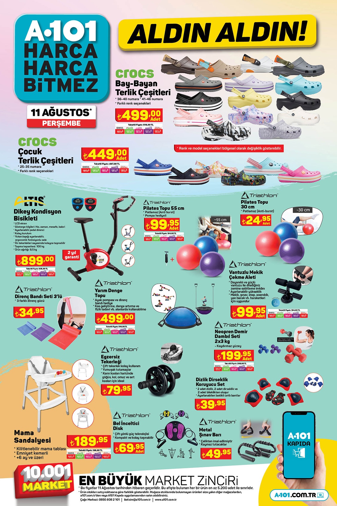 A101 11 Ağustos Perşembe aktüel kataloğu belli oldu! Elektrikli bisiklet, tekne, telefon! 11 Ağustos 2022 fiyat listesi
