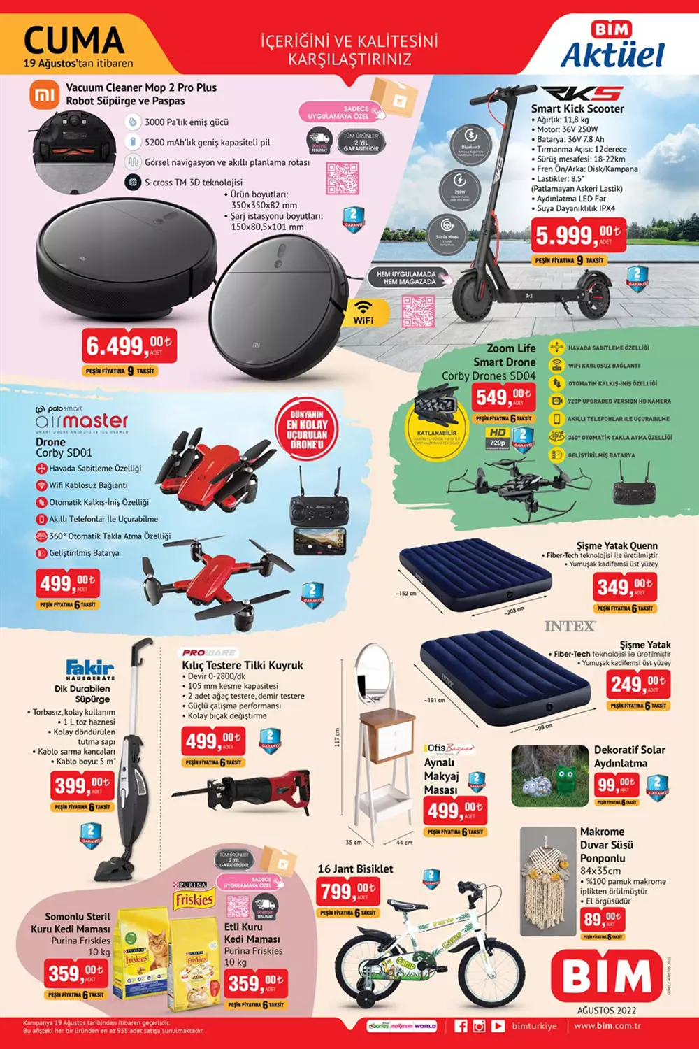 BİM de Drone çeşitleri satışta! Bu ucuzluk kaçmaz hemen göz atın! İşte Ağustos 2022 fiyat listesi