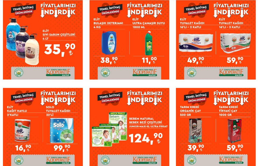 Tarım Kredi indirimli aktüel ürünler: Ayçiçek yağı, et, çay, bakliyat, yumurta... İşte 17 Ağustos 2022 fiyat listesi