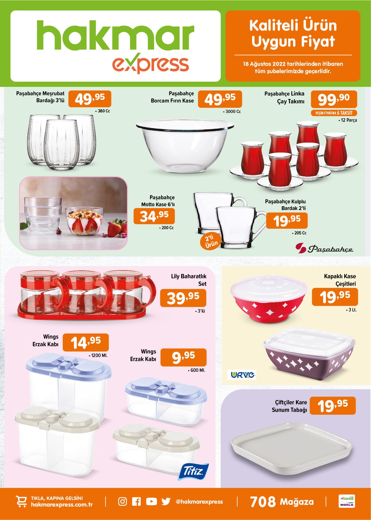 Hakmar Express 18 Ağustos 2022 aktüel ürünler kataloğu açıklandı! İşte Hakmar 18 Ağustos 2022 fiyat listesi