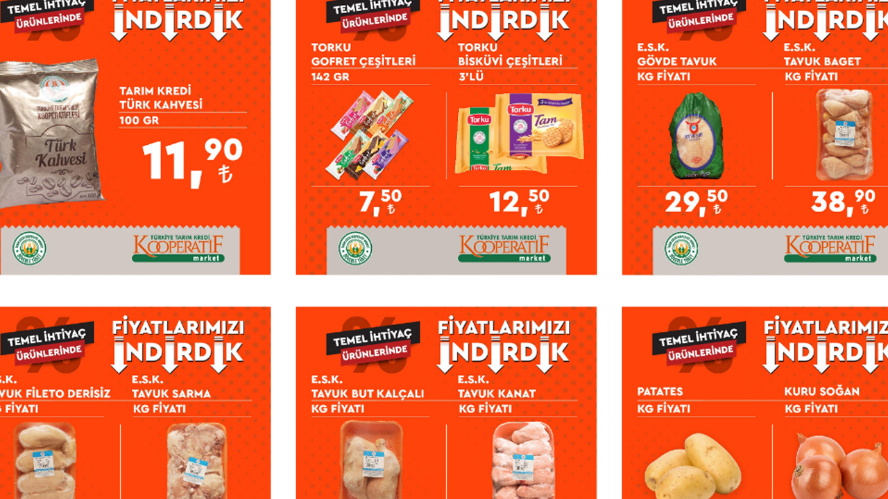 Tarım Kredi nin 19 Ağustos aktüel kataloğu yayımlandı! Ayçiçek yağı, et, çay, yumurta! 19 Ağustos 2022 fiyat listesi