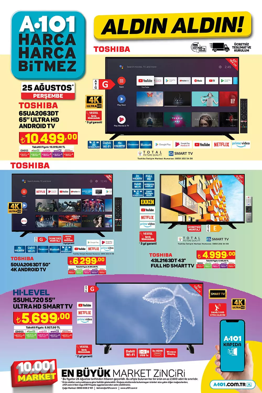 A101 25 Ağustos Perşembe aktüel ürünler kataloğu belli oldu! A101 de çılgın fırsat! 25 Ağustos 2022 fiyat listesi