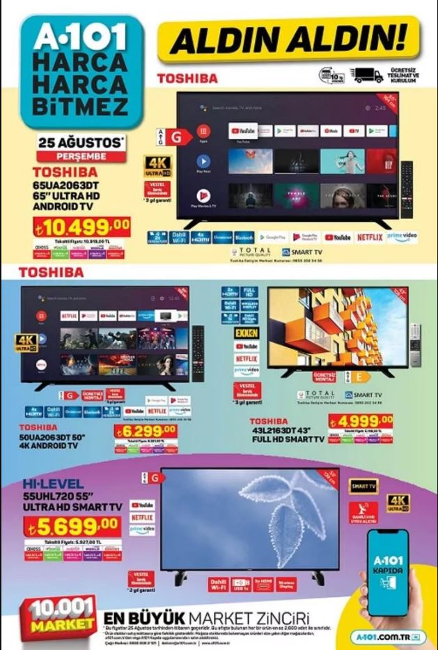 25 Ağustos 2022 A101 aktüel ürünler kataloğu yayınlandı! İndirimli ürünler yarın raflarda olacak!