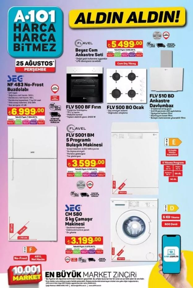 25 Ağustos 2022 A101 aktüel ürünler kataloğu yayınlandı! İndirimli ürünler yarın raflarda olacak!