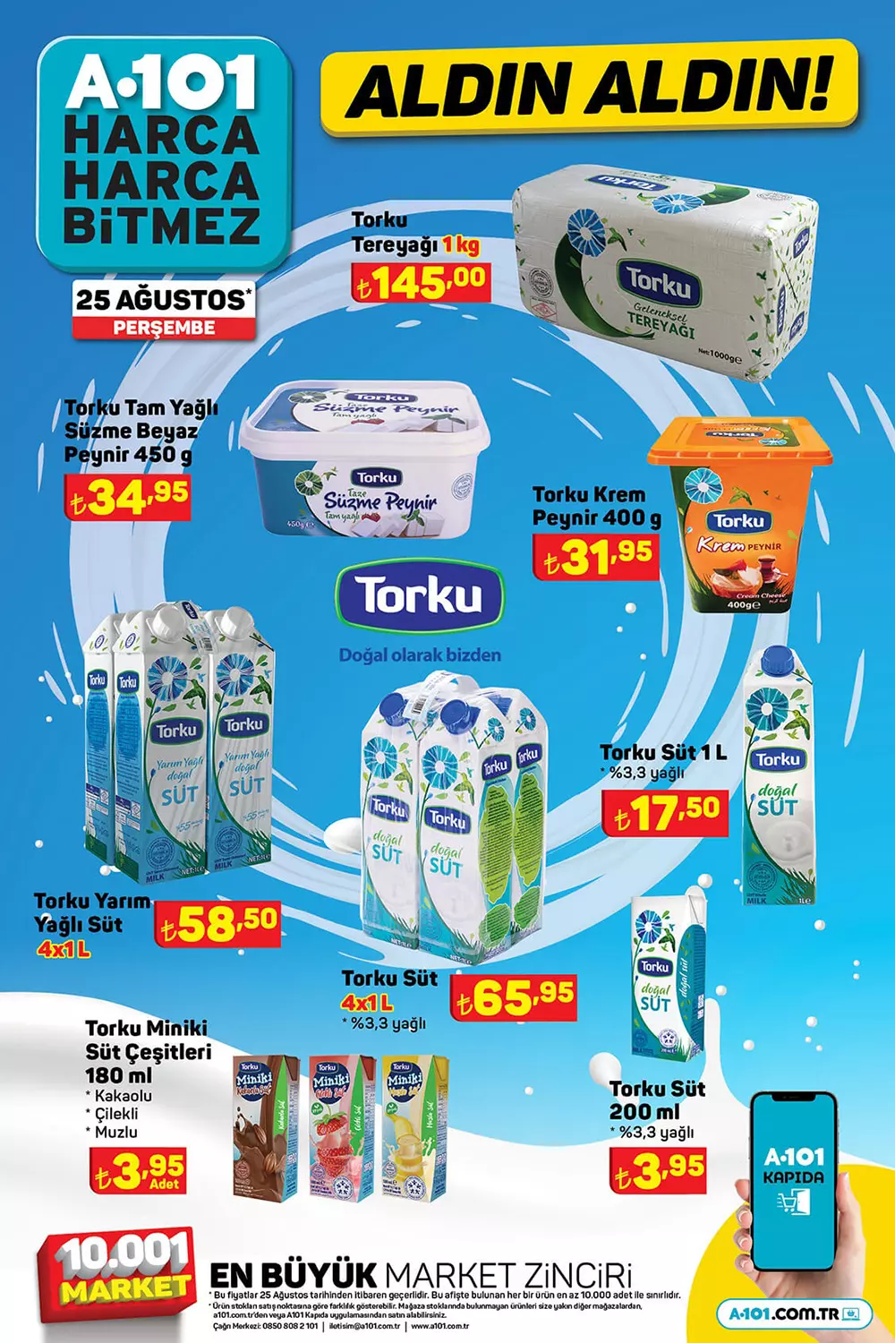 A101 Perşembe aktüel ürünler kataloğu belli oldu! A101 de bugün neler var? İşte 25 Ağustos 2022 fiyat listesi