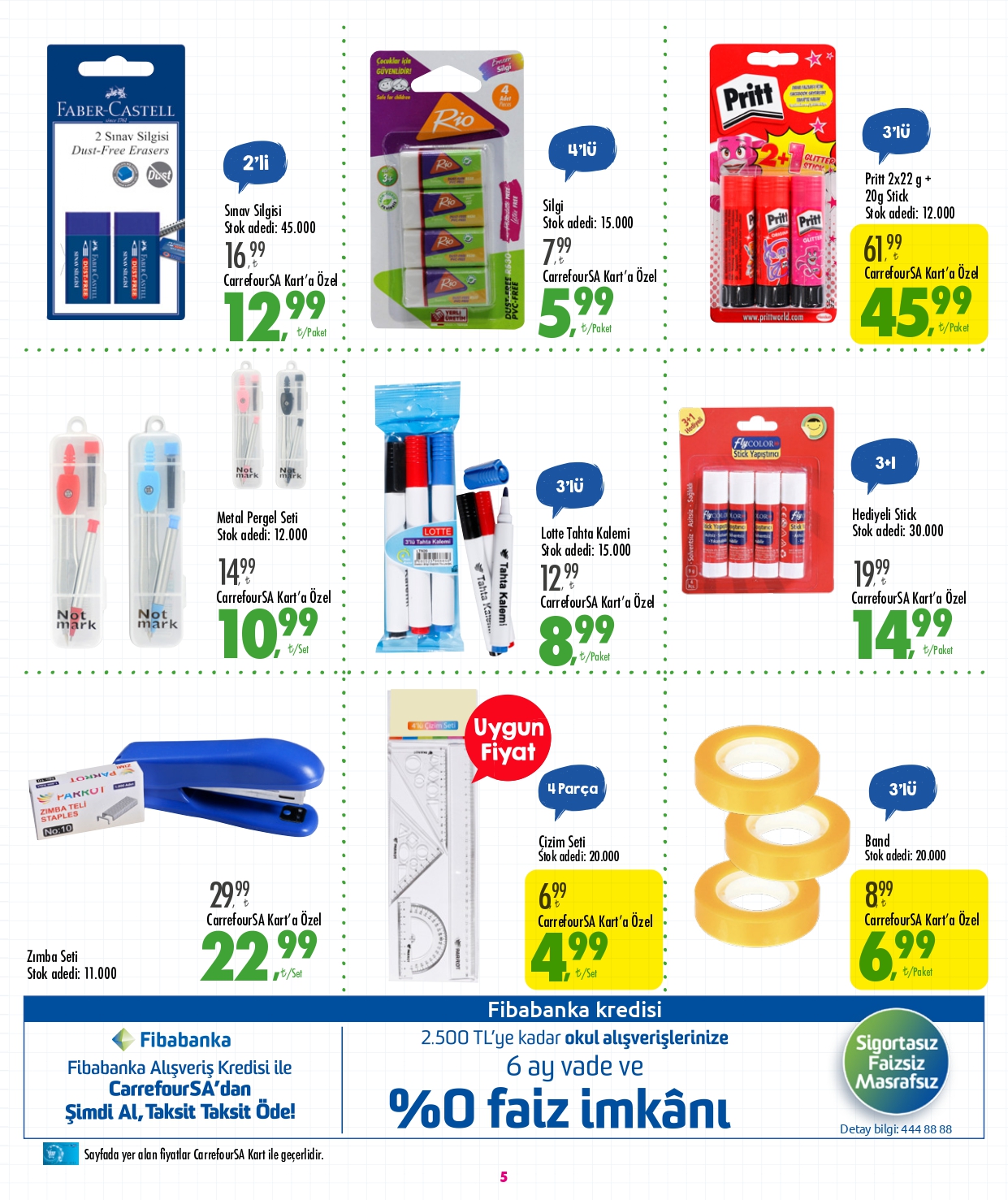 CarrefourSA’dan okul alışverişinde dev kampanya! İşte, 26 Ağustos 2022 kırtasiye fiyat listesi...
