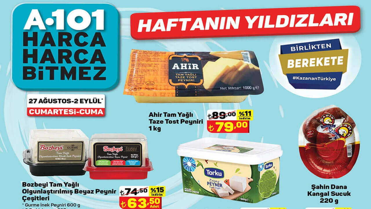 27 Ağustos Cumartesi 2022 A101 kataloğu! 27 Ağustos Cumartesi A101 kataloğu yayınlandı mı?