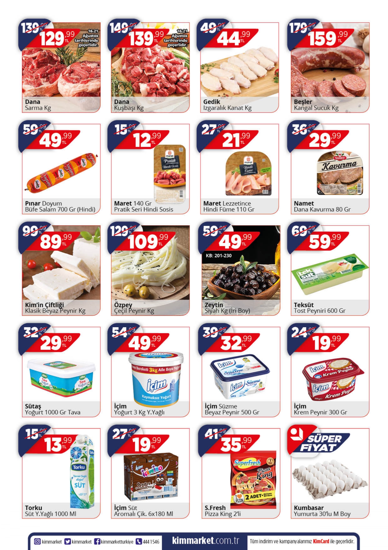 KİM Market dev kampanyalara devam ediyor! İşte, 27 Ağustos 2022 fiyat listesi...