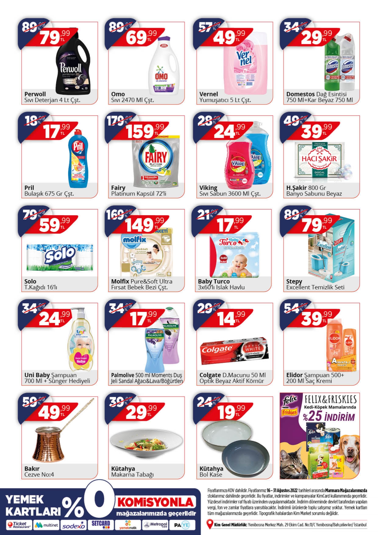KİM Market dev kampanyalara devam ediyor! İşte, 27 Ağustos 2022 fiyat listesi...